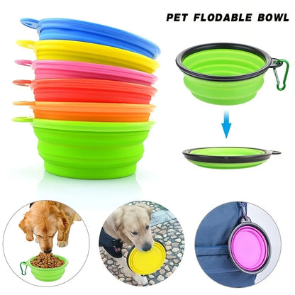 Portable Collapsible Pet Travel Bowl