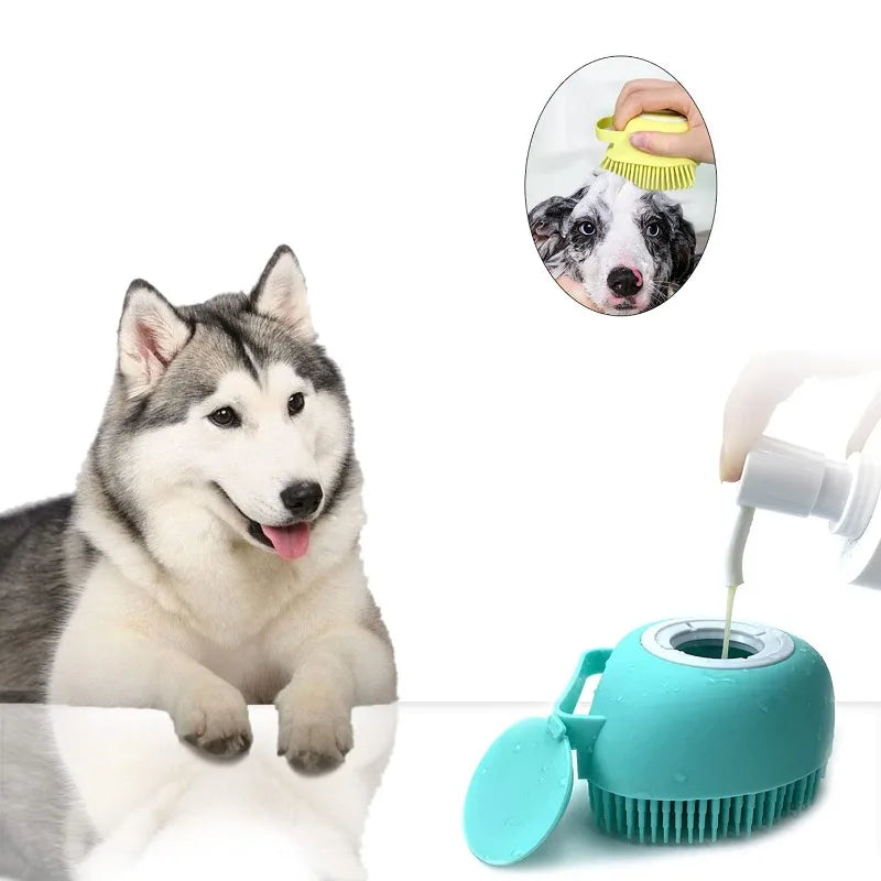 Pet Bath & Grooming Massage Brush