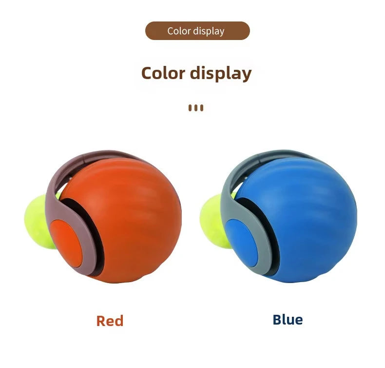 Interactive Speedy Tail Cat Toy – Automatic Rolling Ball & Feather Toy