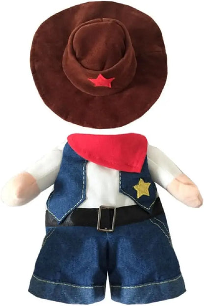 Cowboy Costume for Cats & Small Dogs