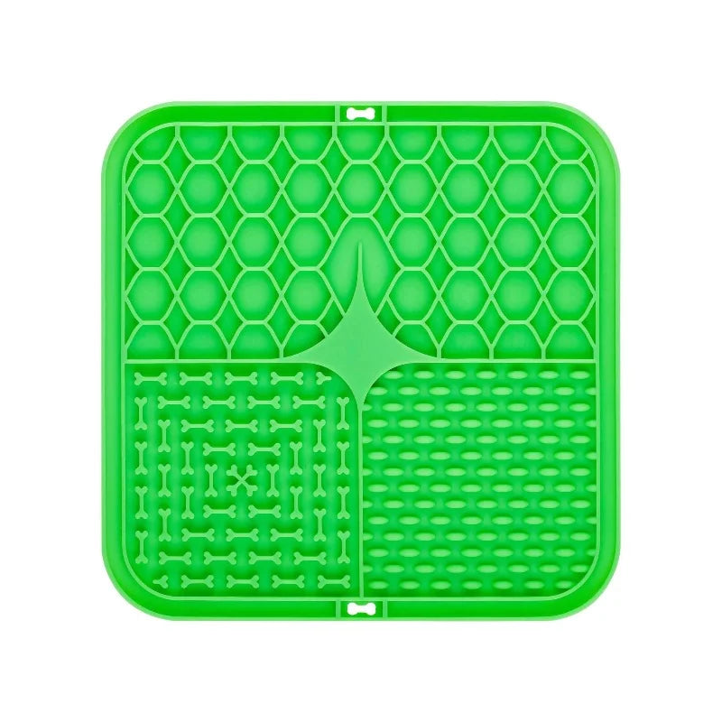 Silicone Lick Mat for Dogs – Slow Feeder & Bath Distraction Pad