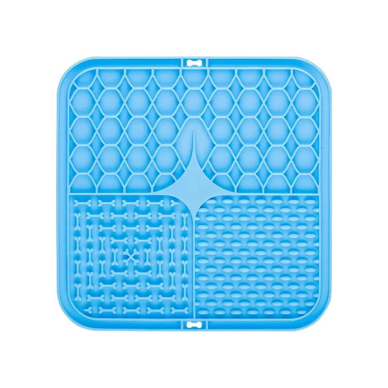 Silicone Lick Mat for Dogs – Slow Feeder & Bath Distraction Pad