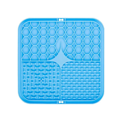Silicone Lick Mat for Dogs – Slow Feeder & Bath Distraction Pad