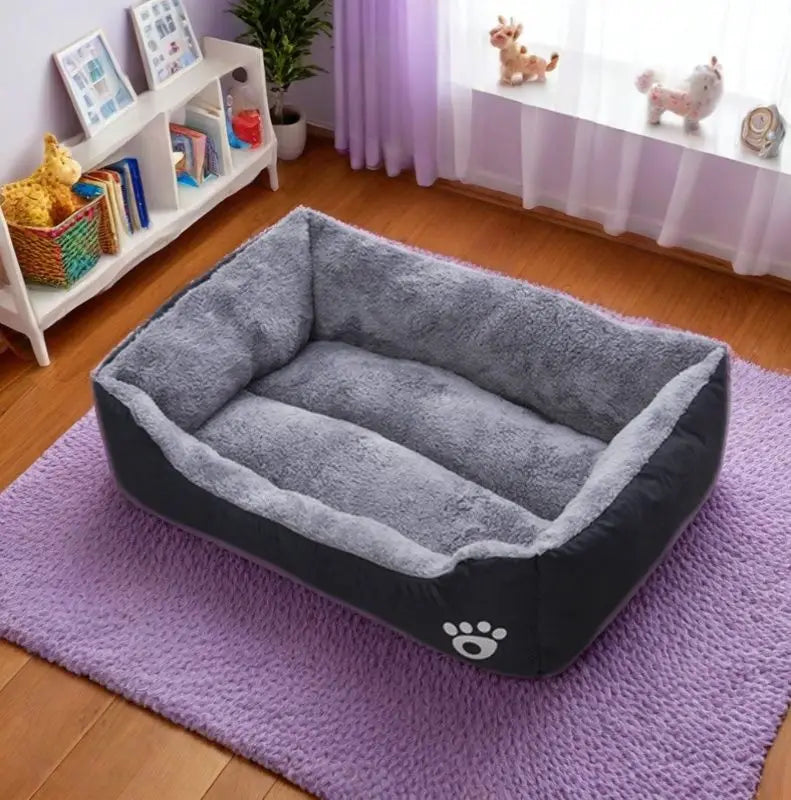 Plush Cozy Dog Bed