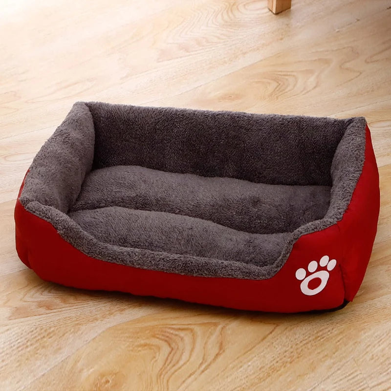 Plush Cozy Dog Bed