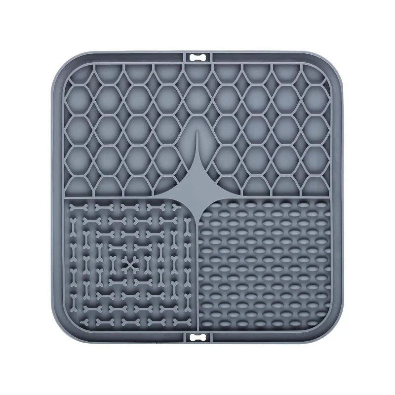 Silicone Lick Mat for Dogs – Slow Feeder & Bath Distraction Pad