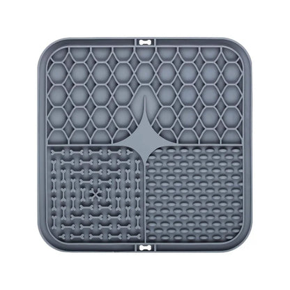 Silicone Lick Mat for Dogs – Slow Feeder & Bath Distraction Pad