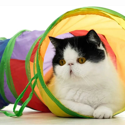 Cat Tunnel Toy – Foldable Interactive Play Tunnel