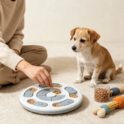 Dog Slow Feeder Puzzle Bowl