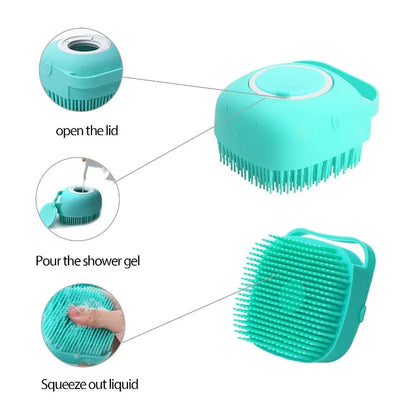 Pet Bath & Grooming Massage Brush