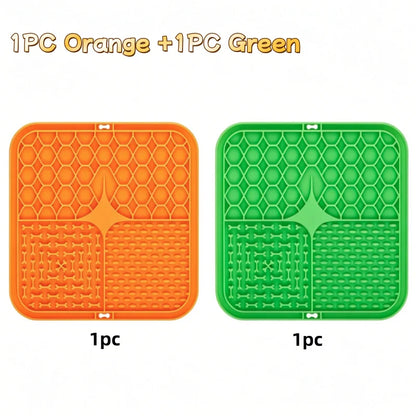 Silicone Lick Mat for Dogs – Slow Feeder & Bath Distraction Pad