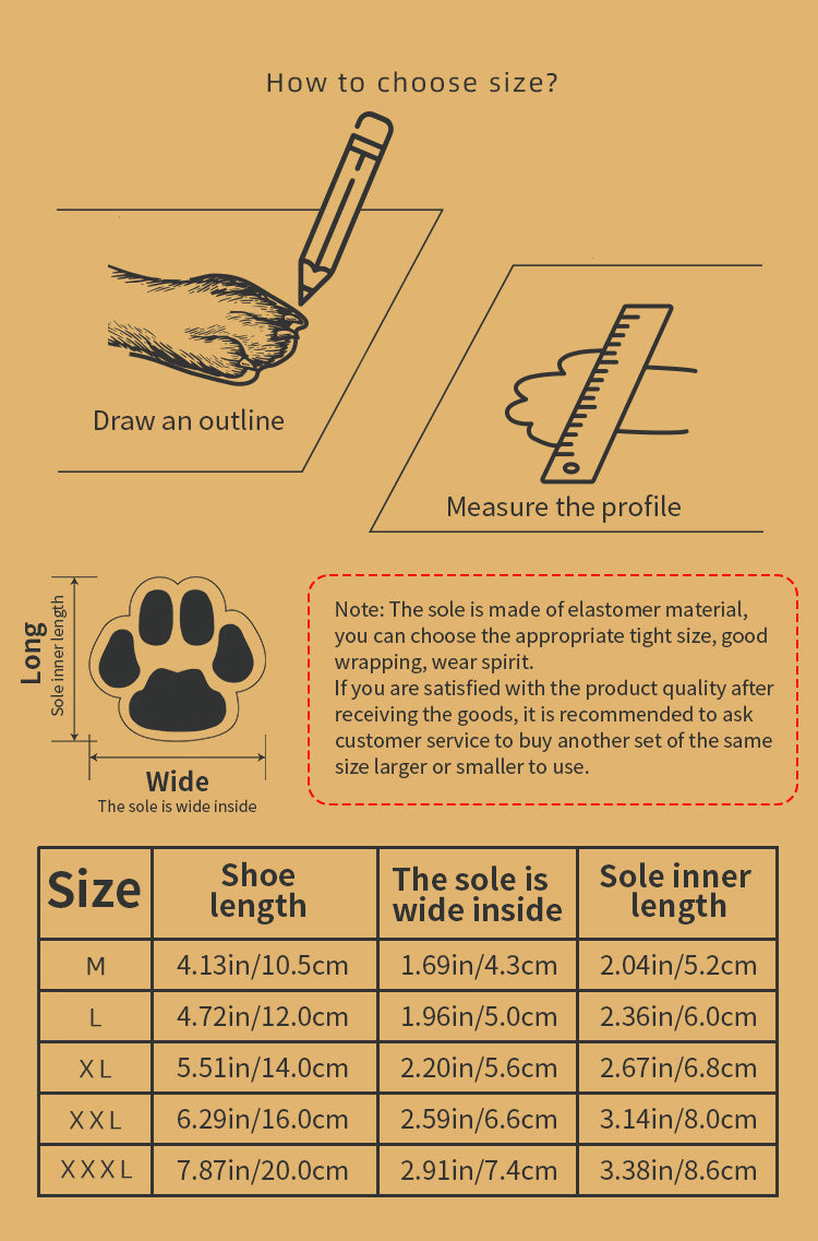Protective Dog Boots – Winter Paw Protection