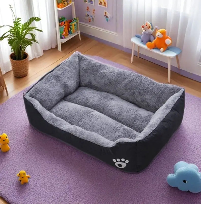 Plush Cozy Dog Bed