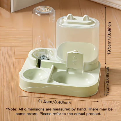 2-in-1 Automatic Pet Feeder & Water Dispenser