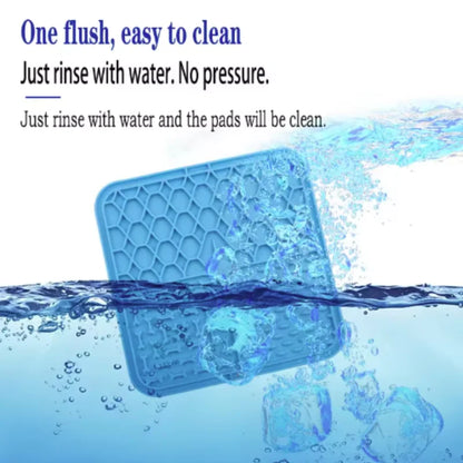 Silicone Lick Mat for Dogs – Slow Feeder & Bath Distraction Pad
