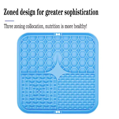 Silicone Lick Mat for Dogs – Slow Feeder & Bath Distraction Pad