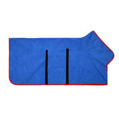 Quick-Dry Dog Bathrobe – Absorbent Microfiber Pet Bath Towel