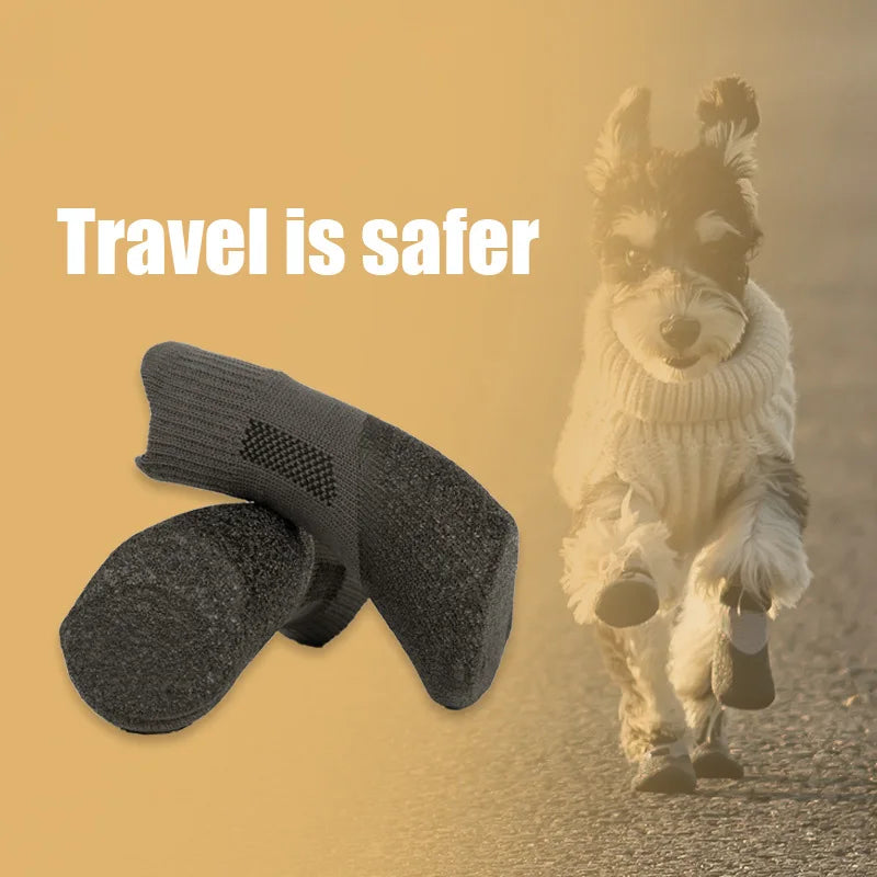 Protective Dog Boots – Winter Paw Protection