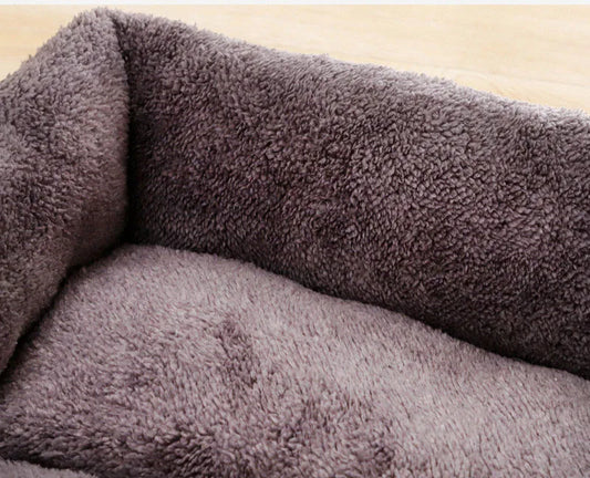 Plush Cozy Dog Bed