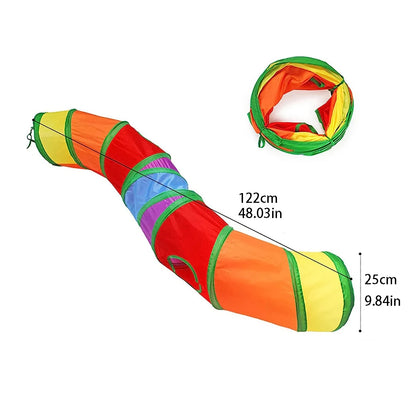Cat Tunnel Toy – Foldable Interactive Play Tunnel