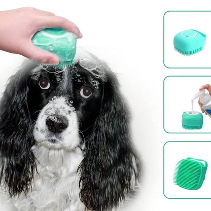 Pet Bath & Grooming Massage Brush