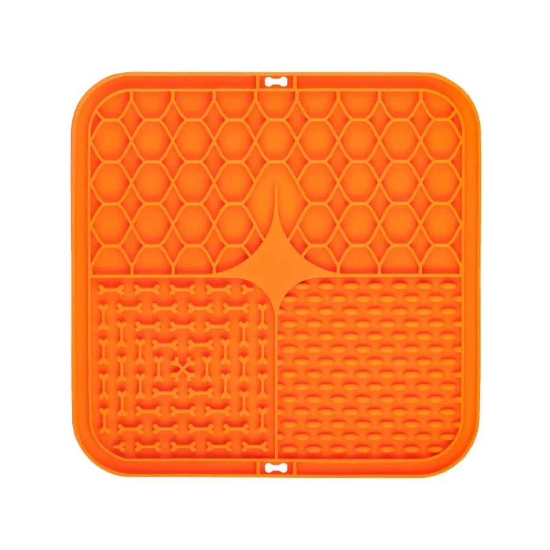 Silicone Lick Mat for Dogs – Slow Feeder & Bath Distraction Pad