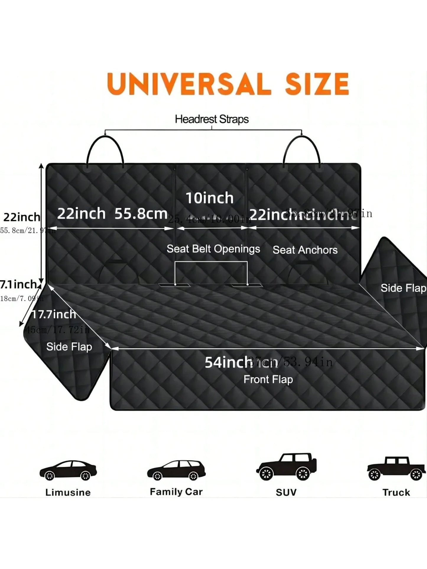 Waterproof Dog Car Seat Cover – Pet Travel Mattress & Carrier