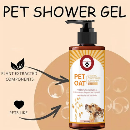 Pet Oatmeal Shampoo for Dogs & Cats