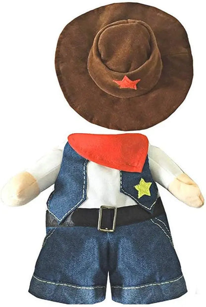 Cowboy Costume for Cats & Small Dogs