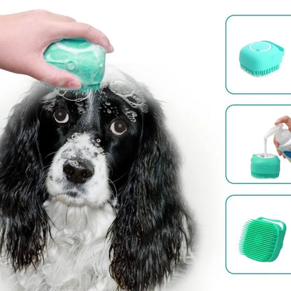 Pet Bath & Grooming Massage Brush