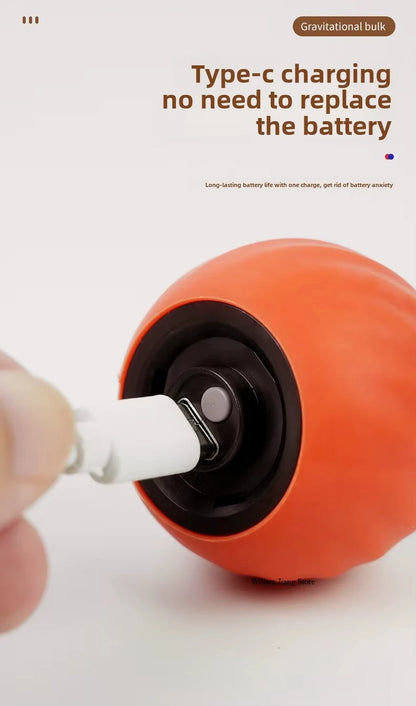 Interactive Speedy Tail Cat Toy – Automatic Rolling Ball & Feather Toy